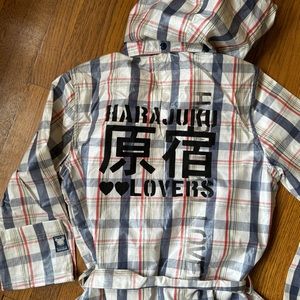 Harajuku Lovers rain jacket. Women’s S/M